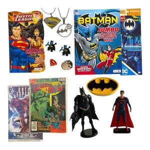 DC Comics Gift Set | Batman & Superman Toys, Comics, Puzzle, Jewelry & More